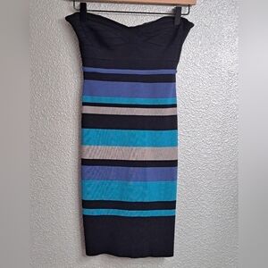 La Cite Bandage Mini Dress    Size S